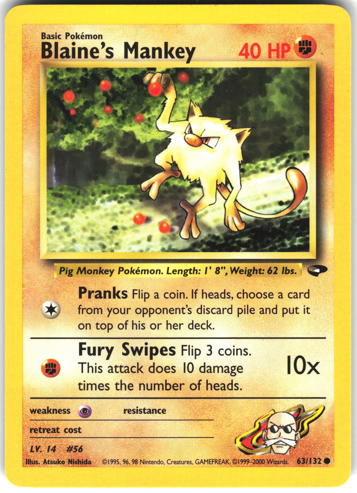 Blaine's Mankey #63 NM