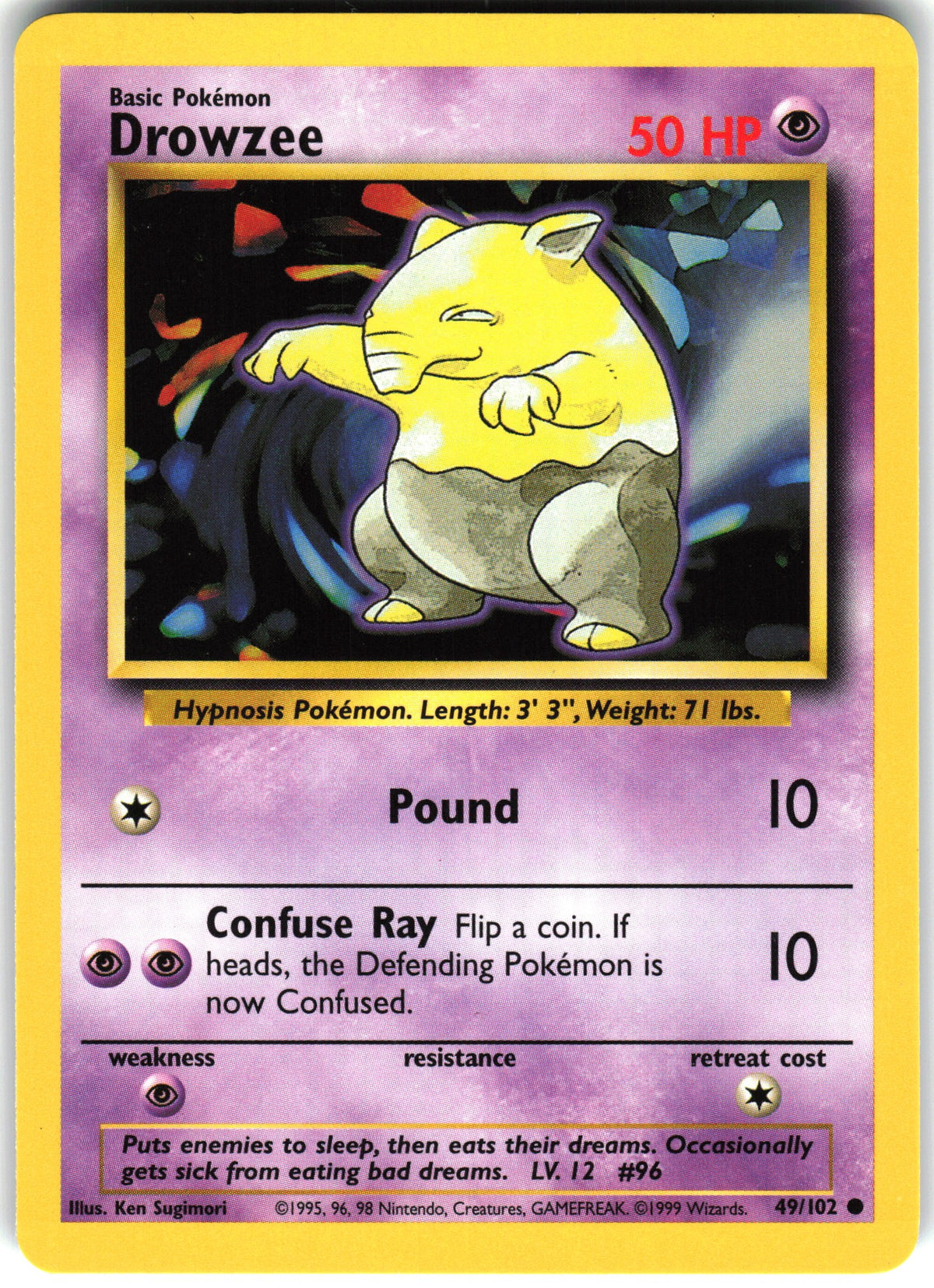 Drowzee #49 NM