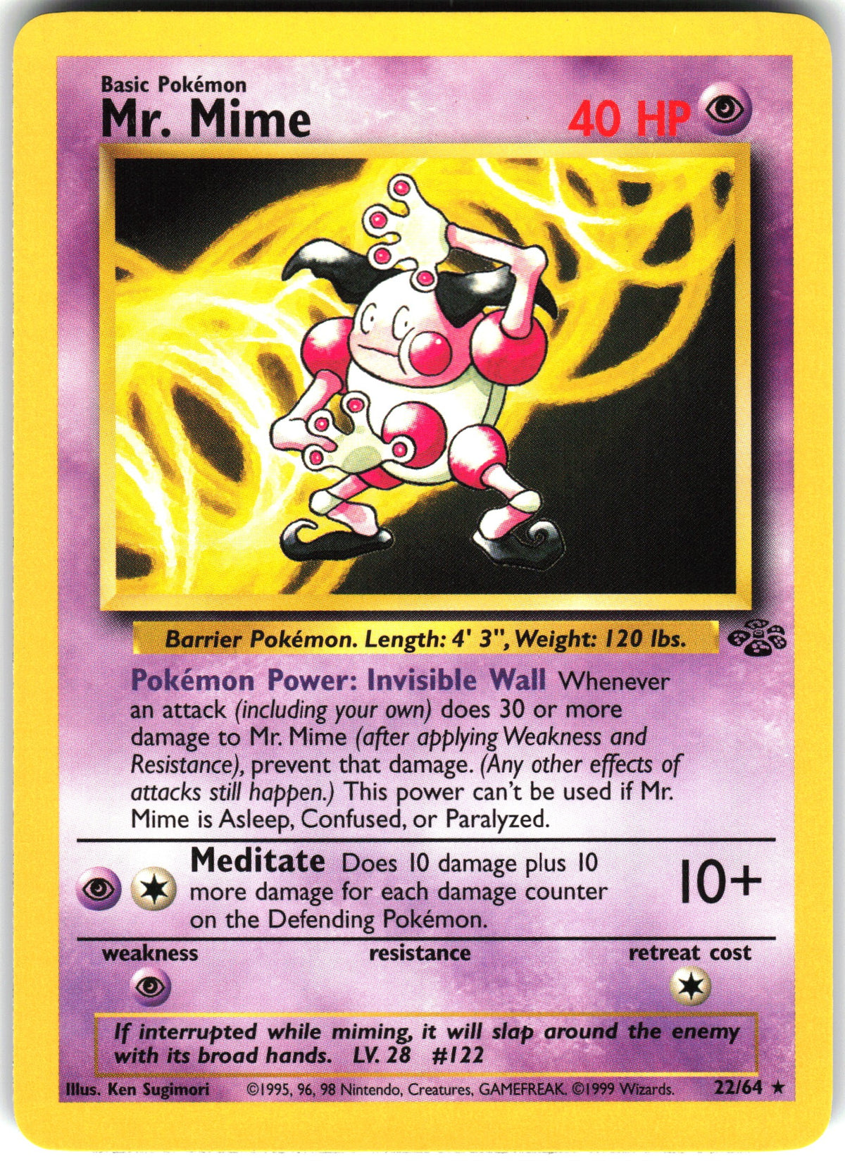 Mr. Mime #22 NM