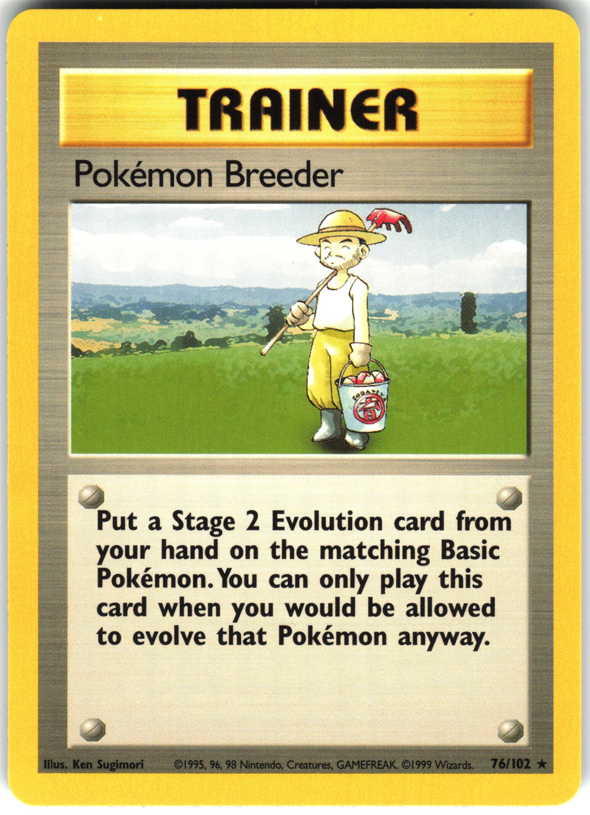 Pokémon Breeder #76 NM