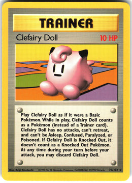 Clefairy Doll #70 NM
