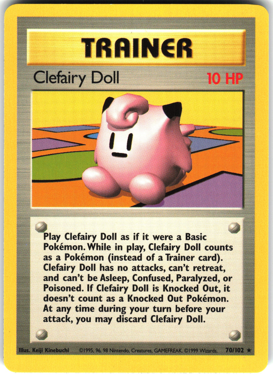 Clefairy Doll #70/102 Non-Foil