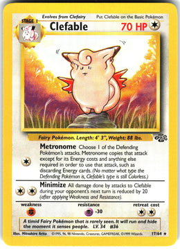 Clefable #17 NM