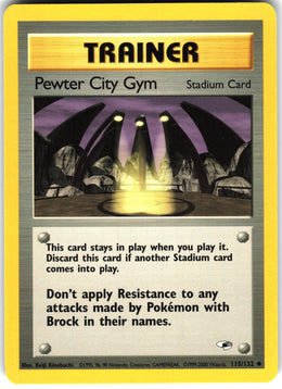 Pewter City Gym #115 NM