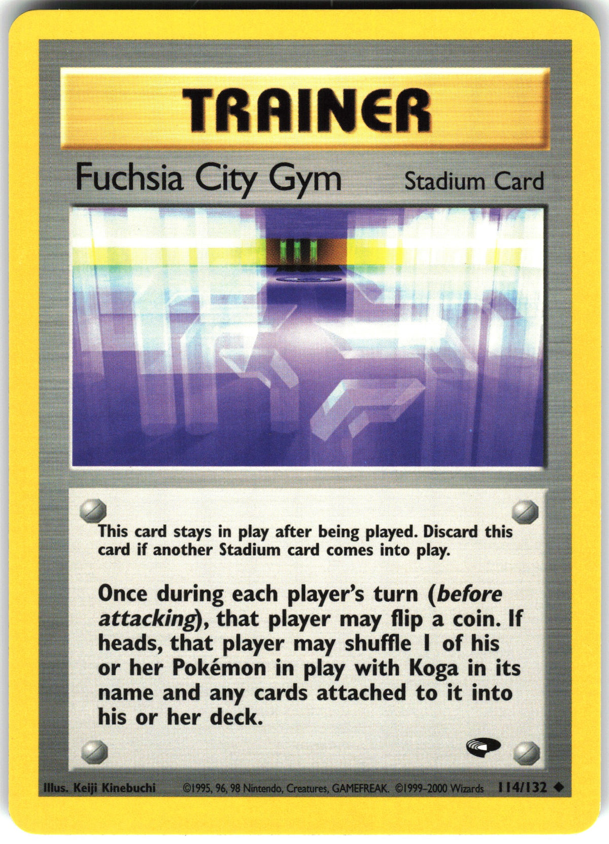 Fuchsia City Gym #114 NM