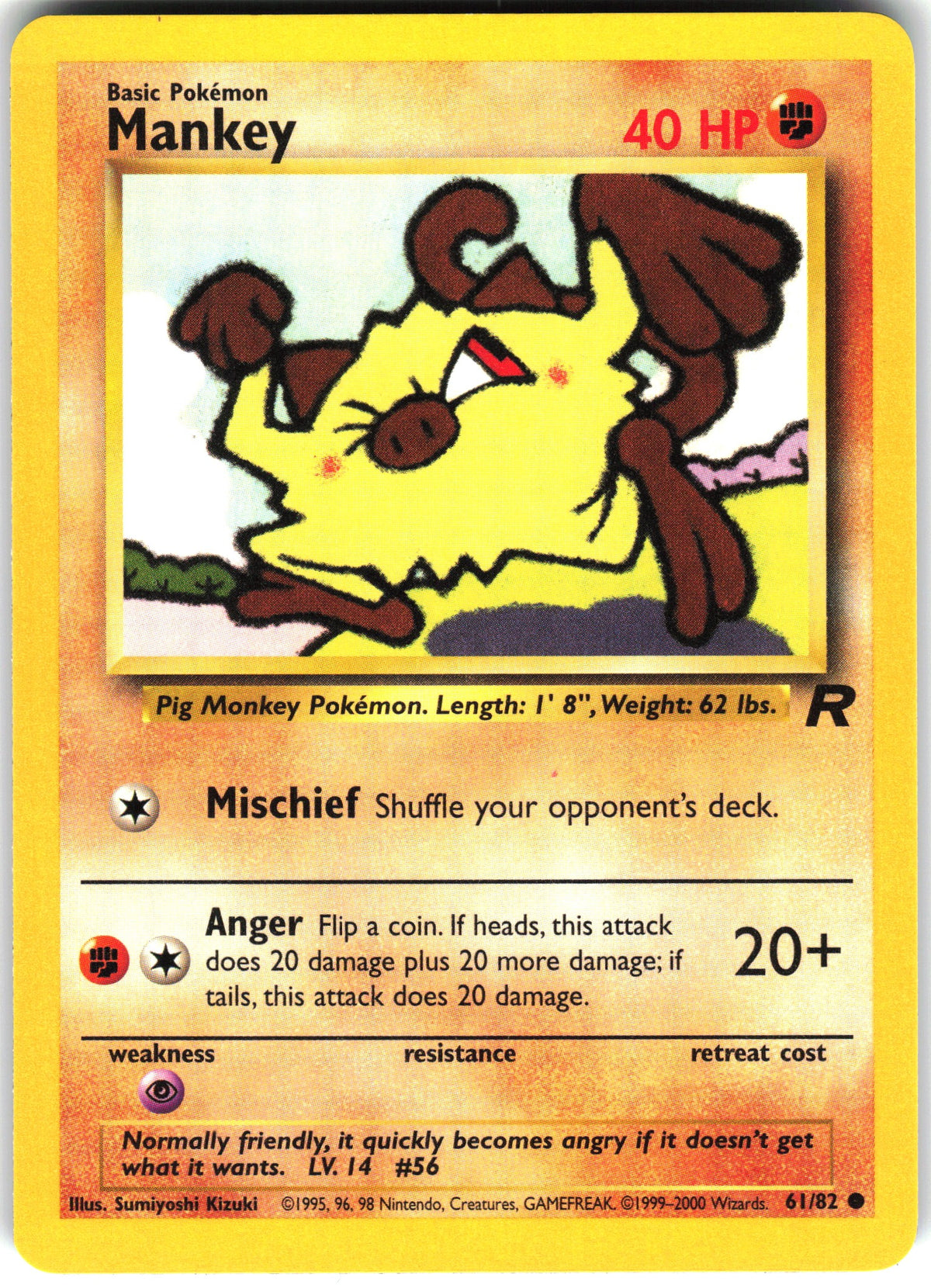 Mankey #61 NM