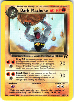 Dark Machoke #40 NM