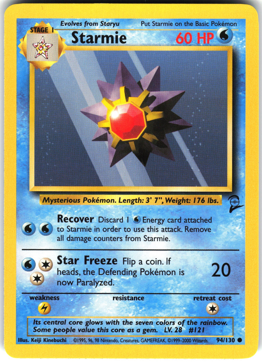 Starmie #94/130 Non-Foil