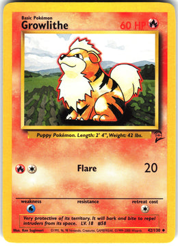 Growlithe #42 NM
