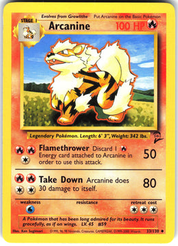 Arcanine #33 NM