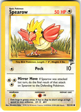 Spearow #92 NM