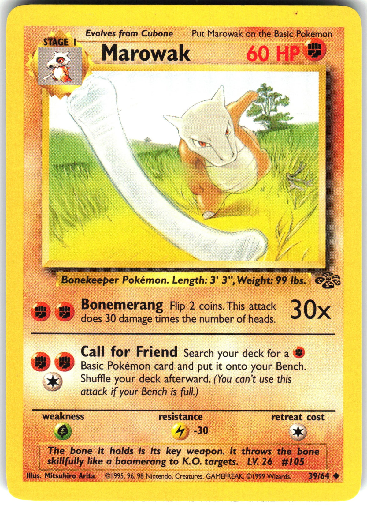 Marowak #39 NM