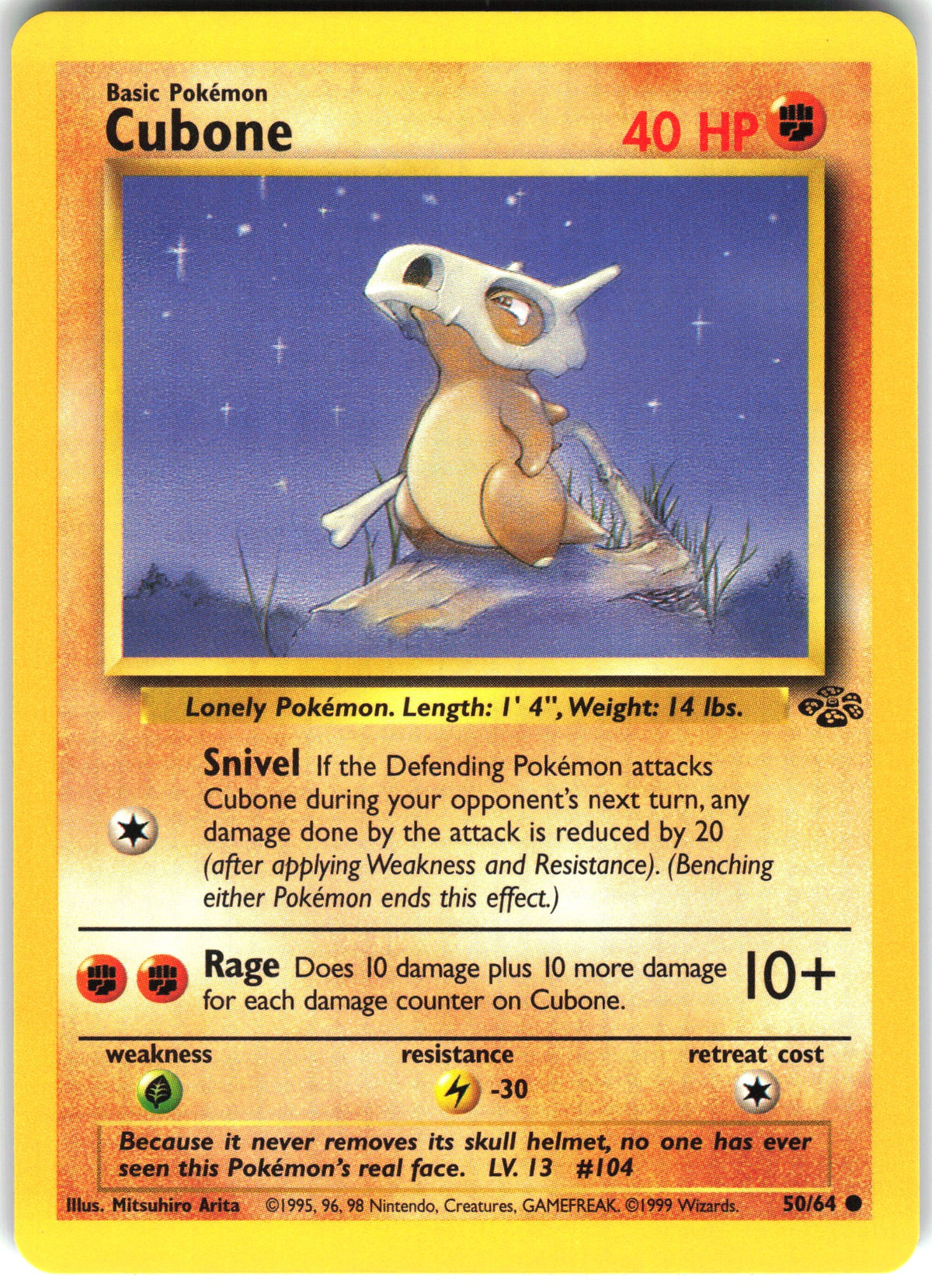 Cubone #50 NM