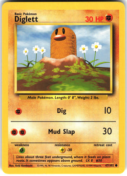 Diglett #47 NM