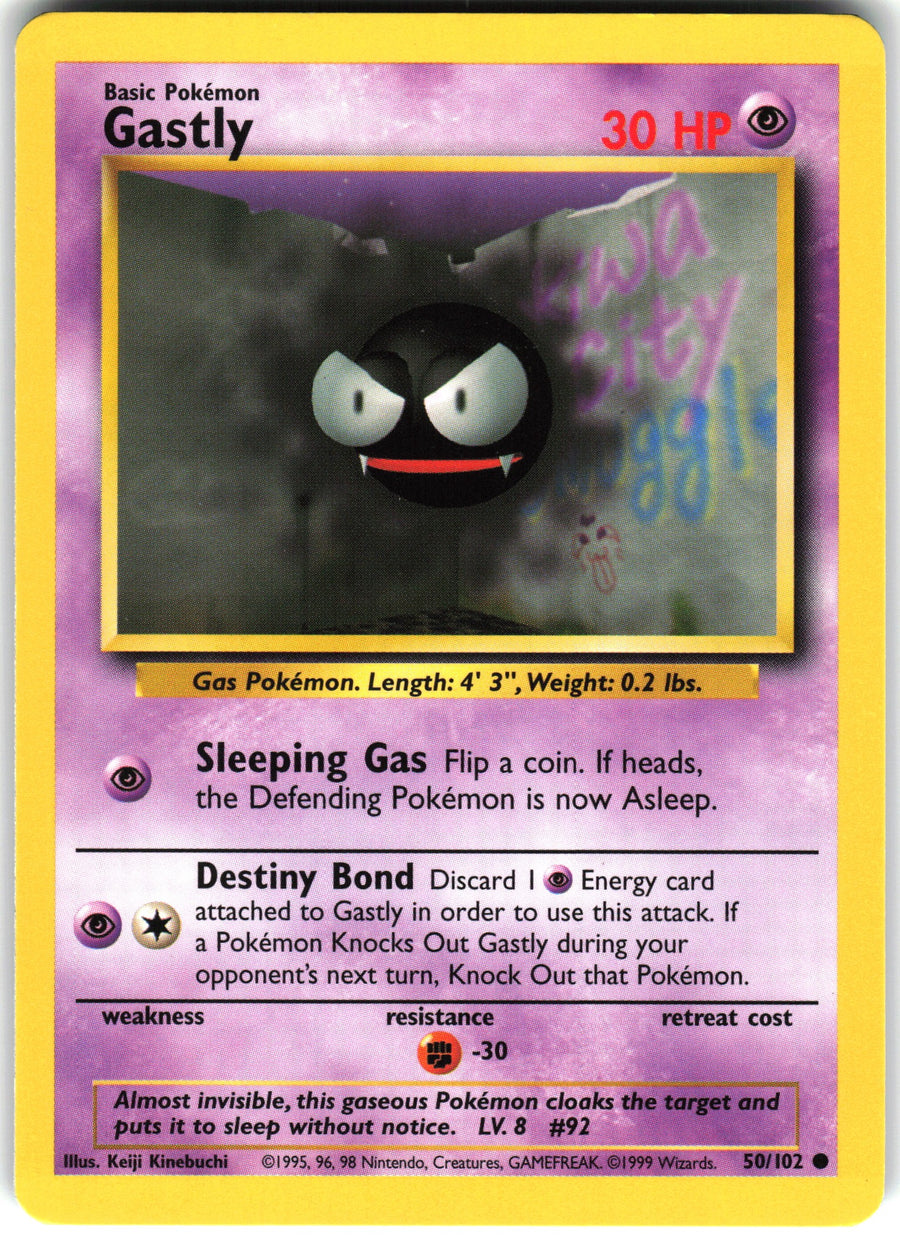 Gastly #50/102 Non-Foil