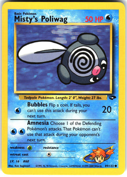 Misty's Poliwag #89 NM