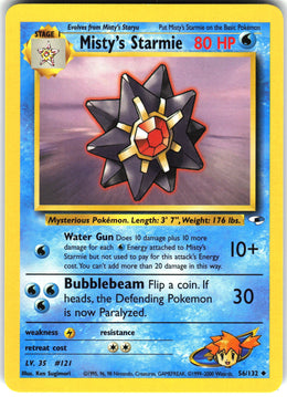 Misty's Starmie #56 NM