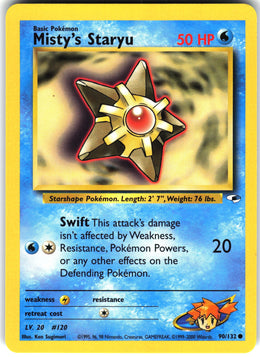 Misty's Staryu #90 NM
