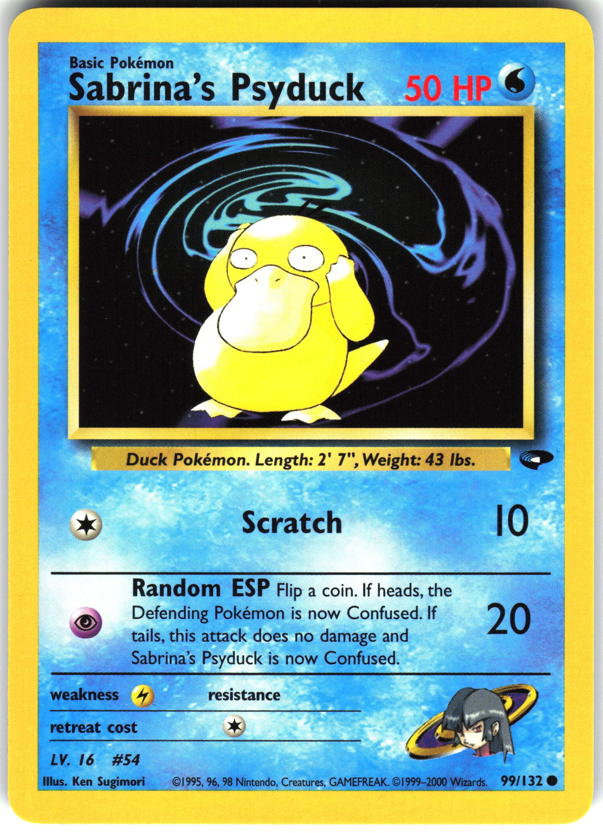 Sabrina's Psyduck #99 NM