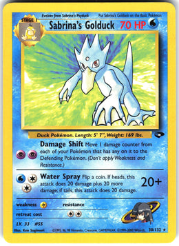 Sabrina's Golduck #30 NM