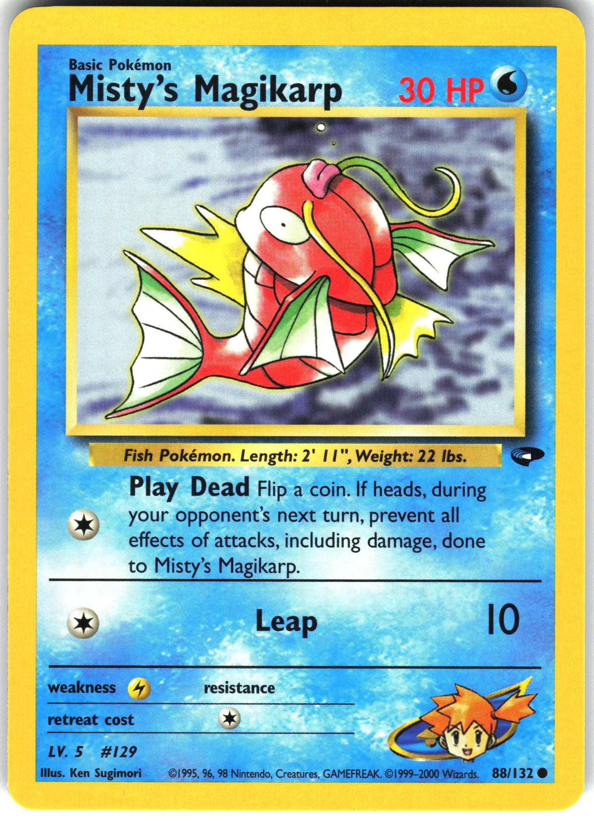 Misty's Magikarp #88 NM