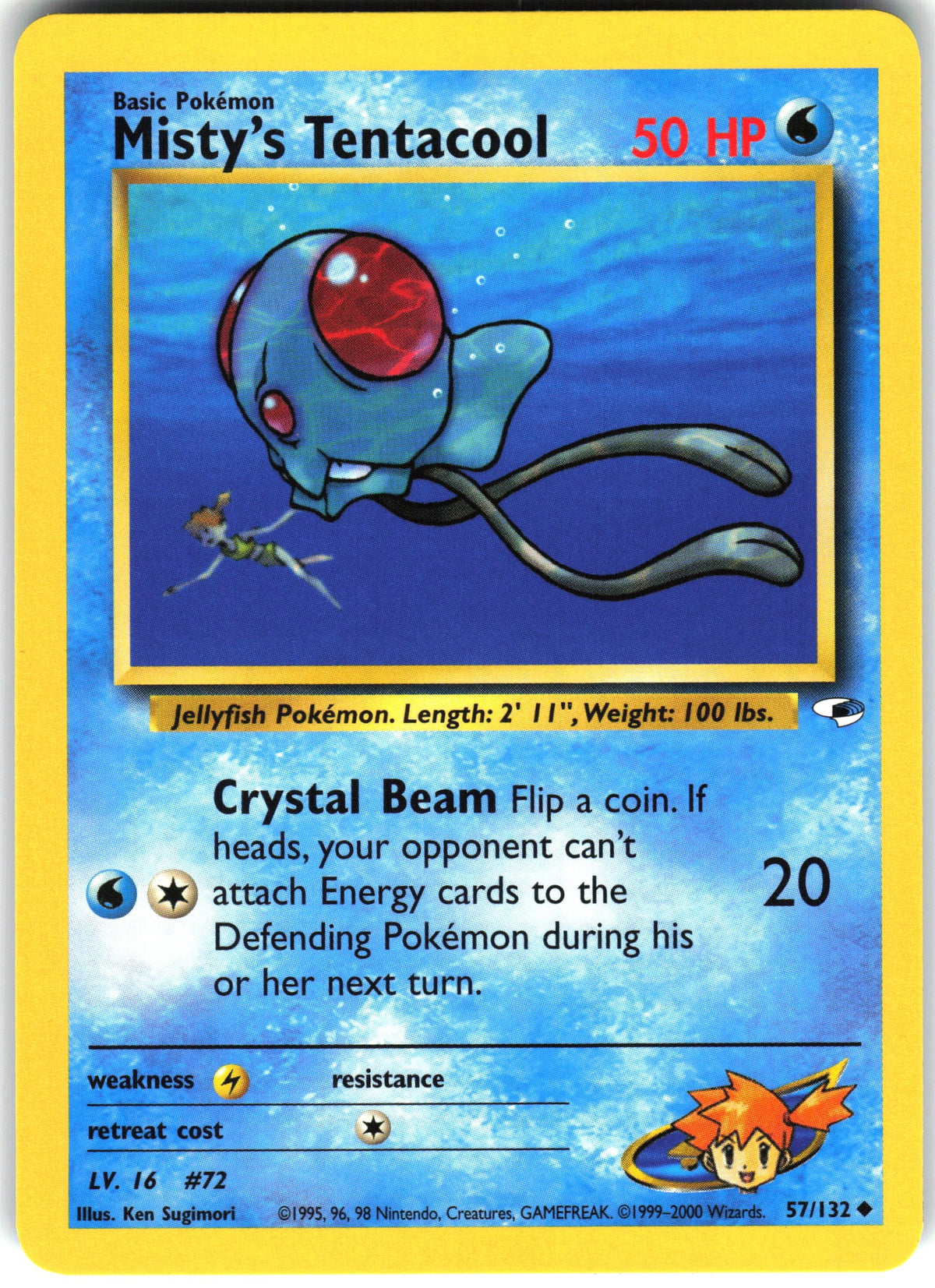 Misty's Tentacool #57 NM