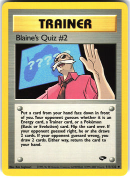 Blaine's Quiz #2 #111 NM