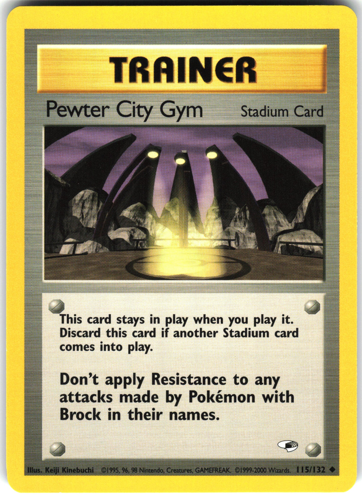 Pewter City Gym #115 NM