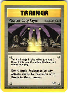 Pewter City Gym #115 NM