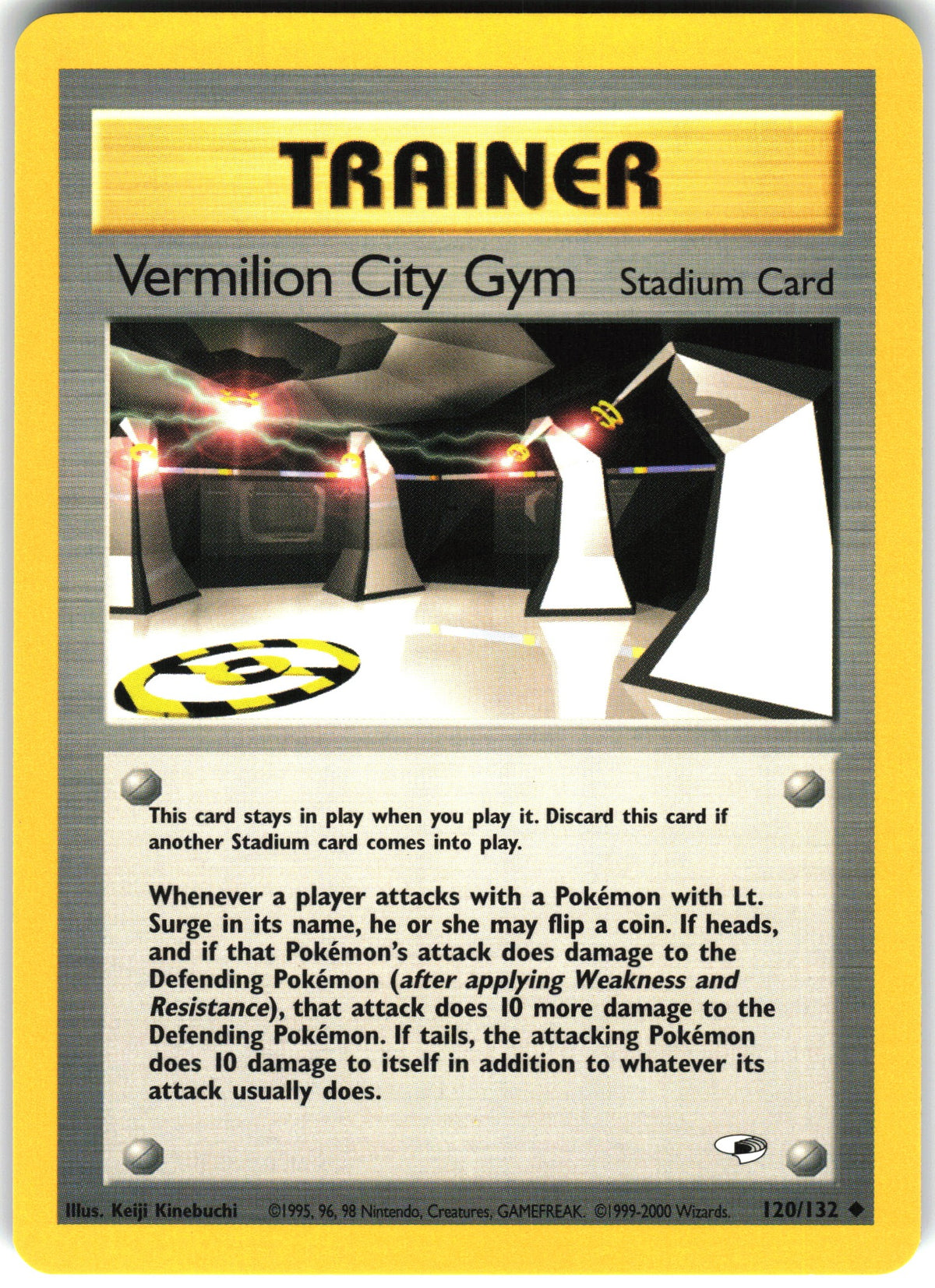 Vermilion City Gym #120 NM