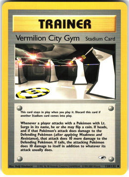 Vermilion City Gym #120 NM