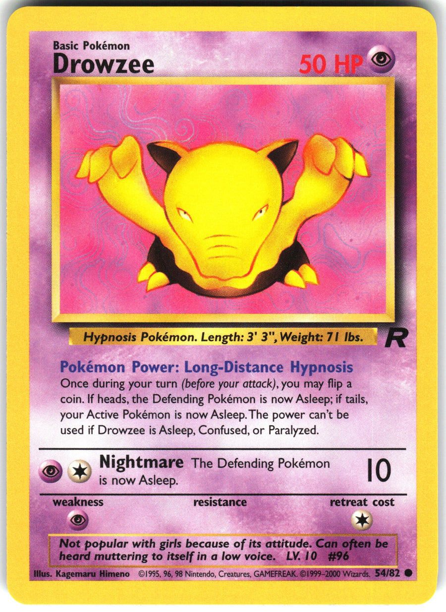 Drowzee #54/82 Non-Foil