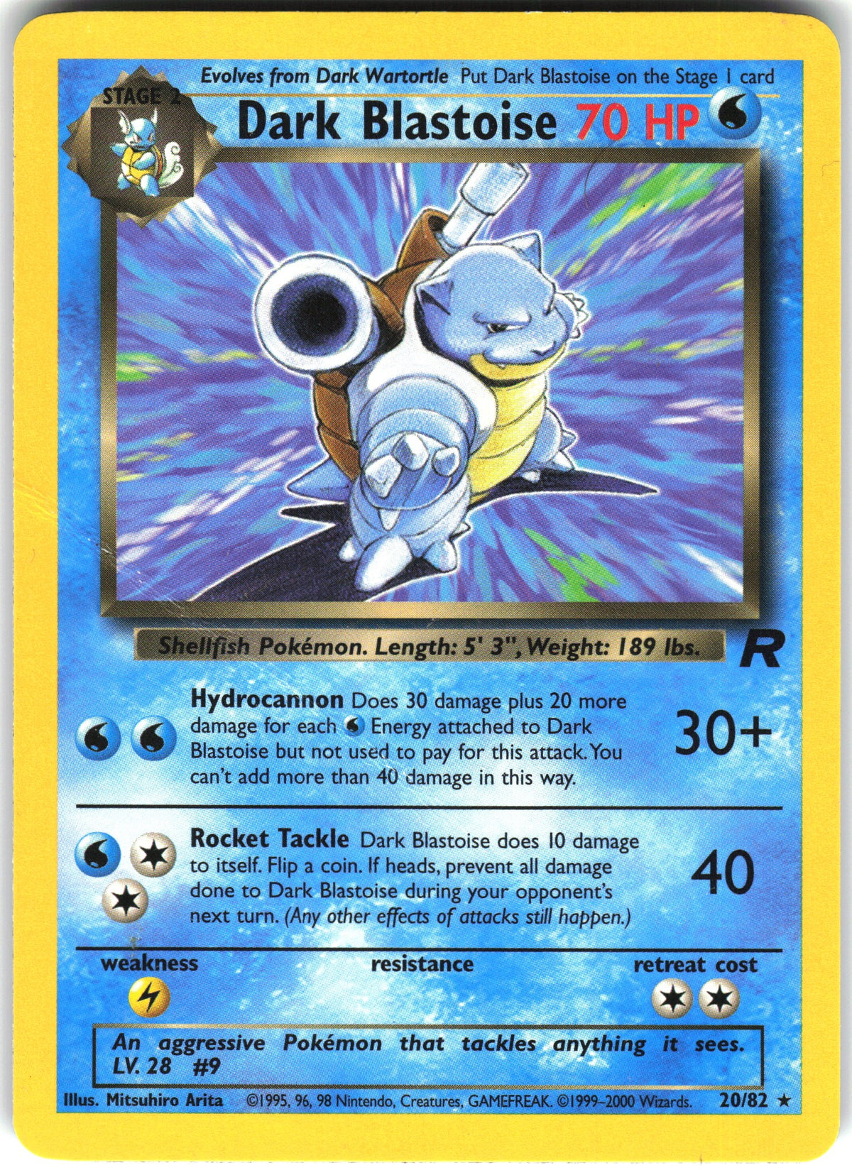 Dark Blastoise #20 LP