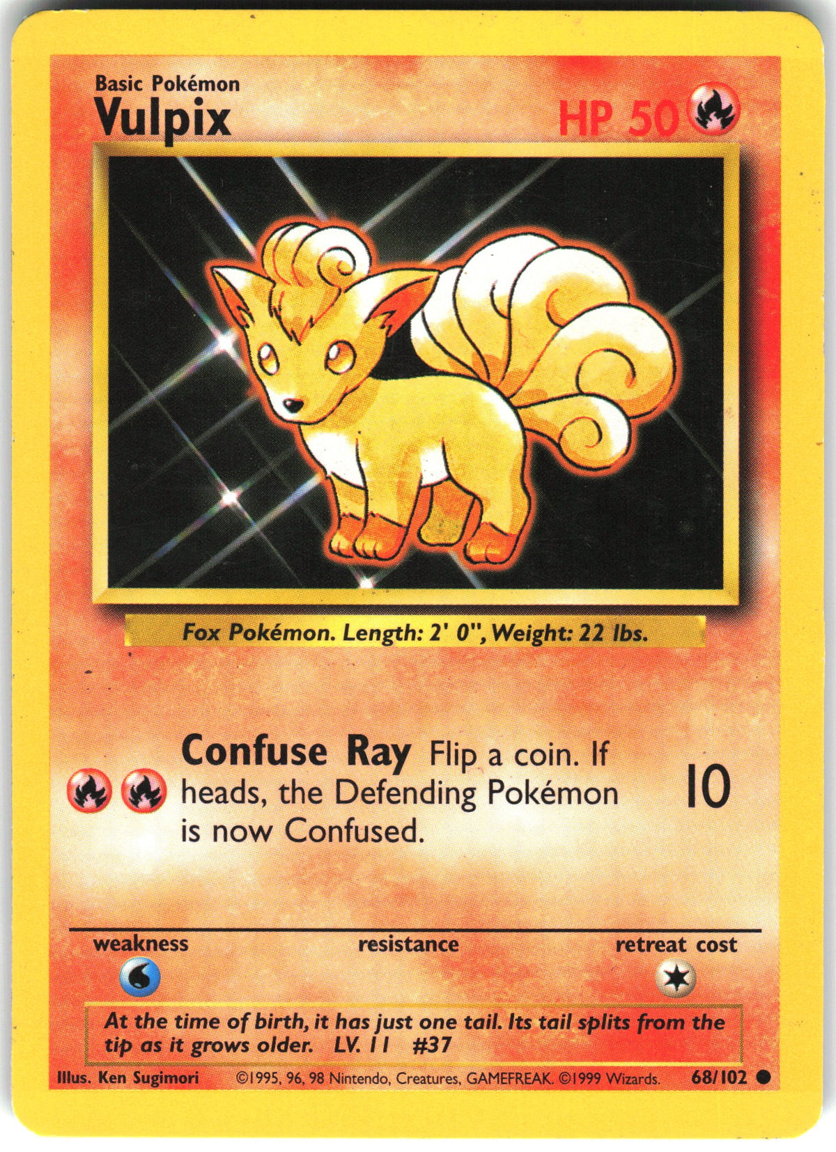 Vulpix #68 NM