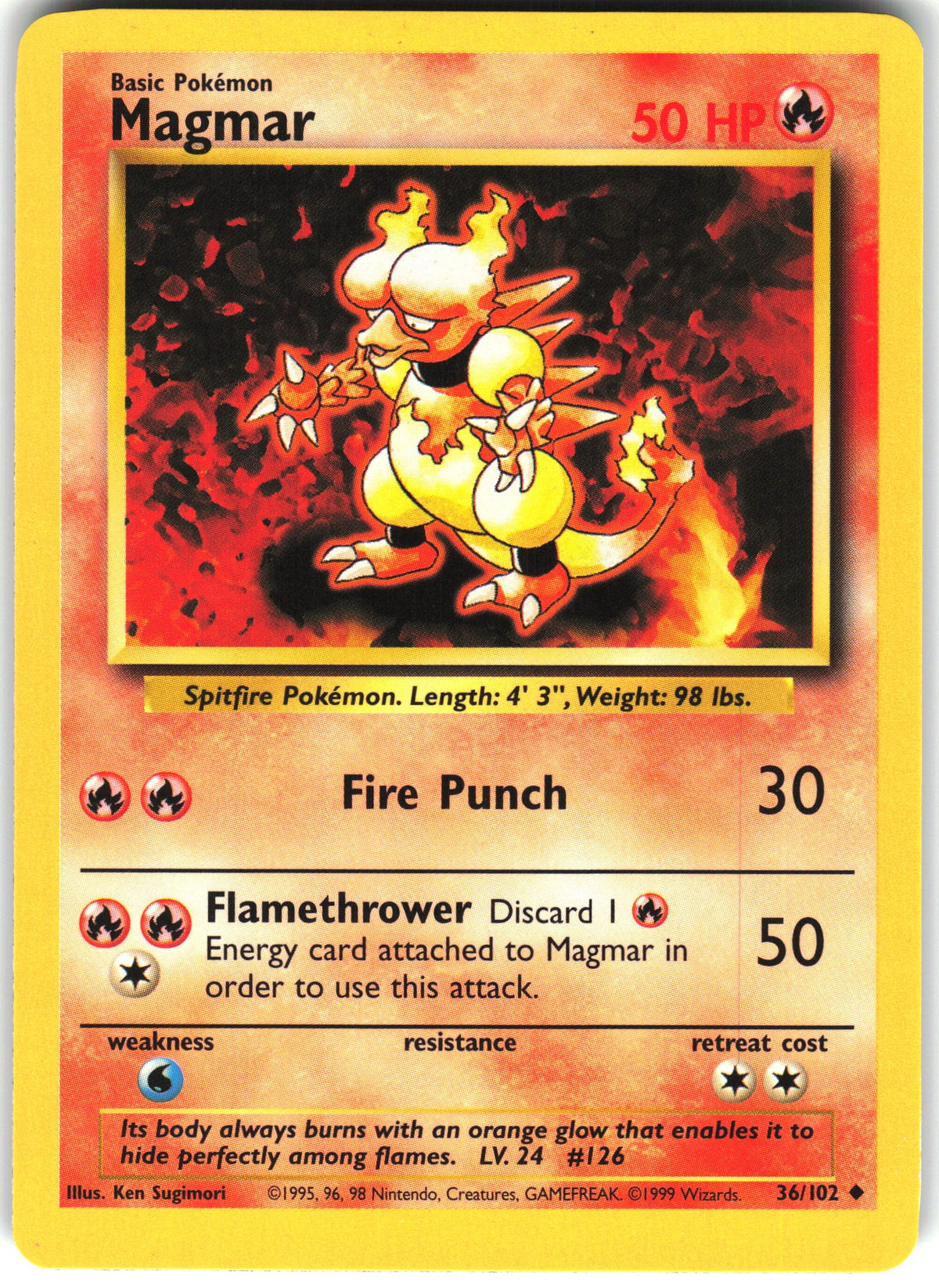 Magmar #36 NM