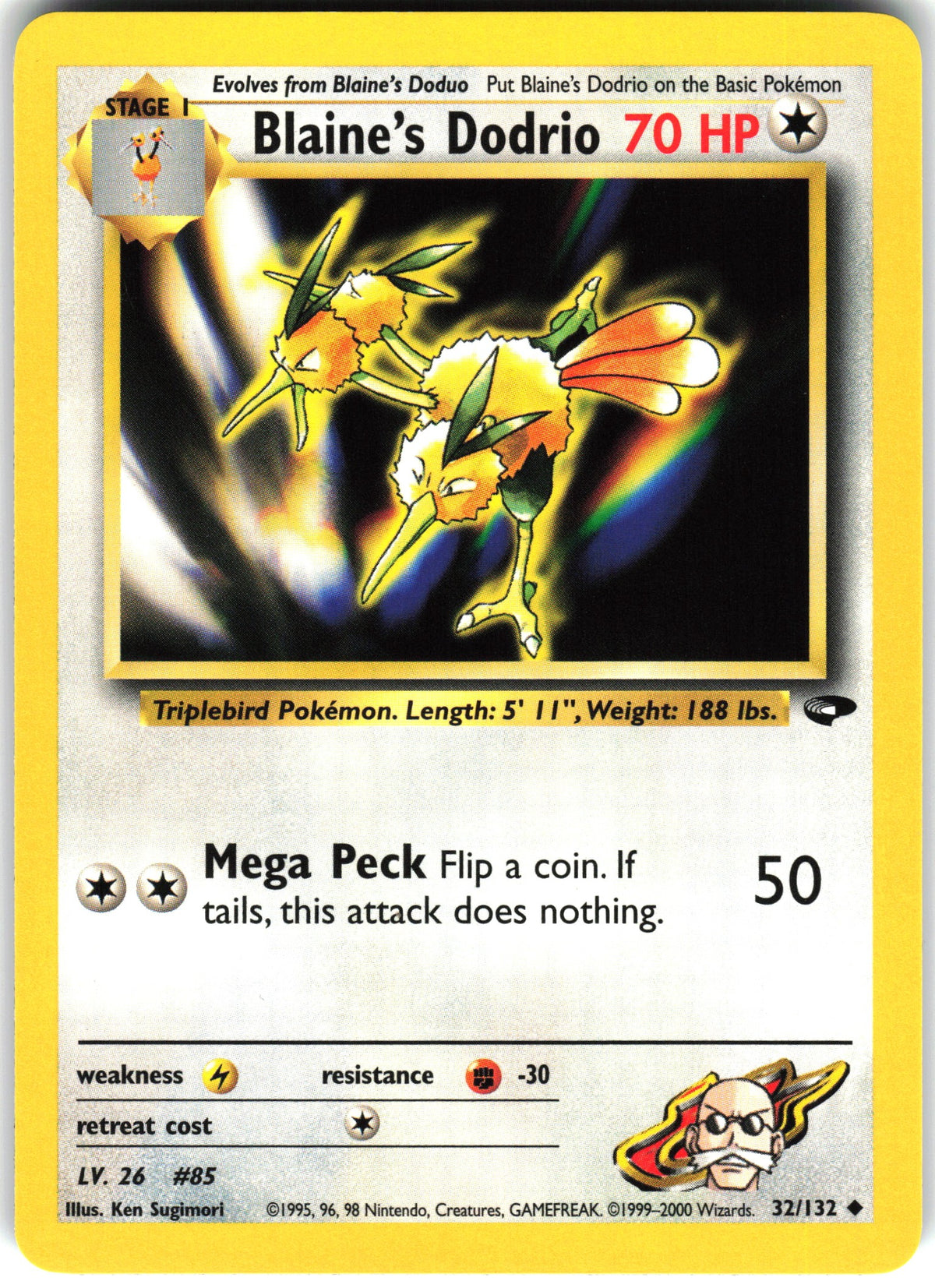 Blaine's Dodrio #32 NM