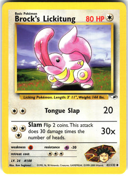 Brock's Lickitung #41 NM
