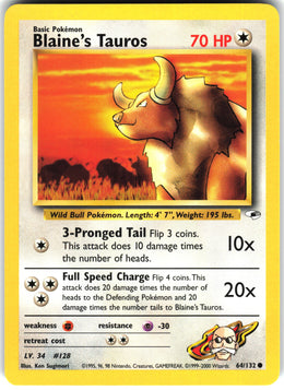 Blaine's Tauros #64 NM