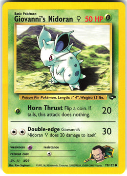 Giovanni's Nidoran ♀ #75 NM