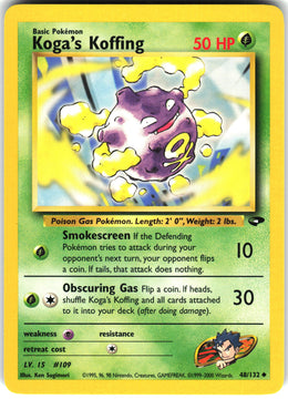 Koga's Koffing #48 NM