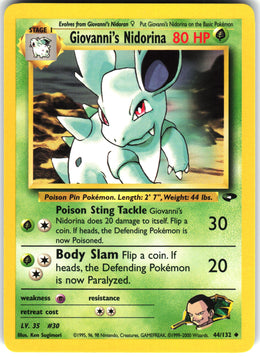Giovanni's Nidorina #44 NM