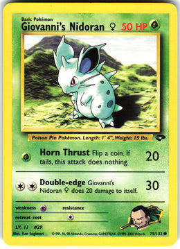 Giovanni's Nidoran ♀ #75 NM
