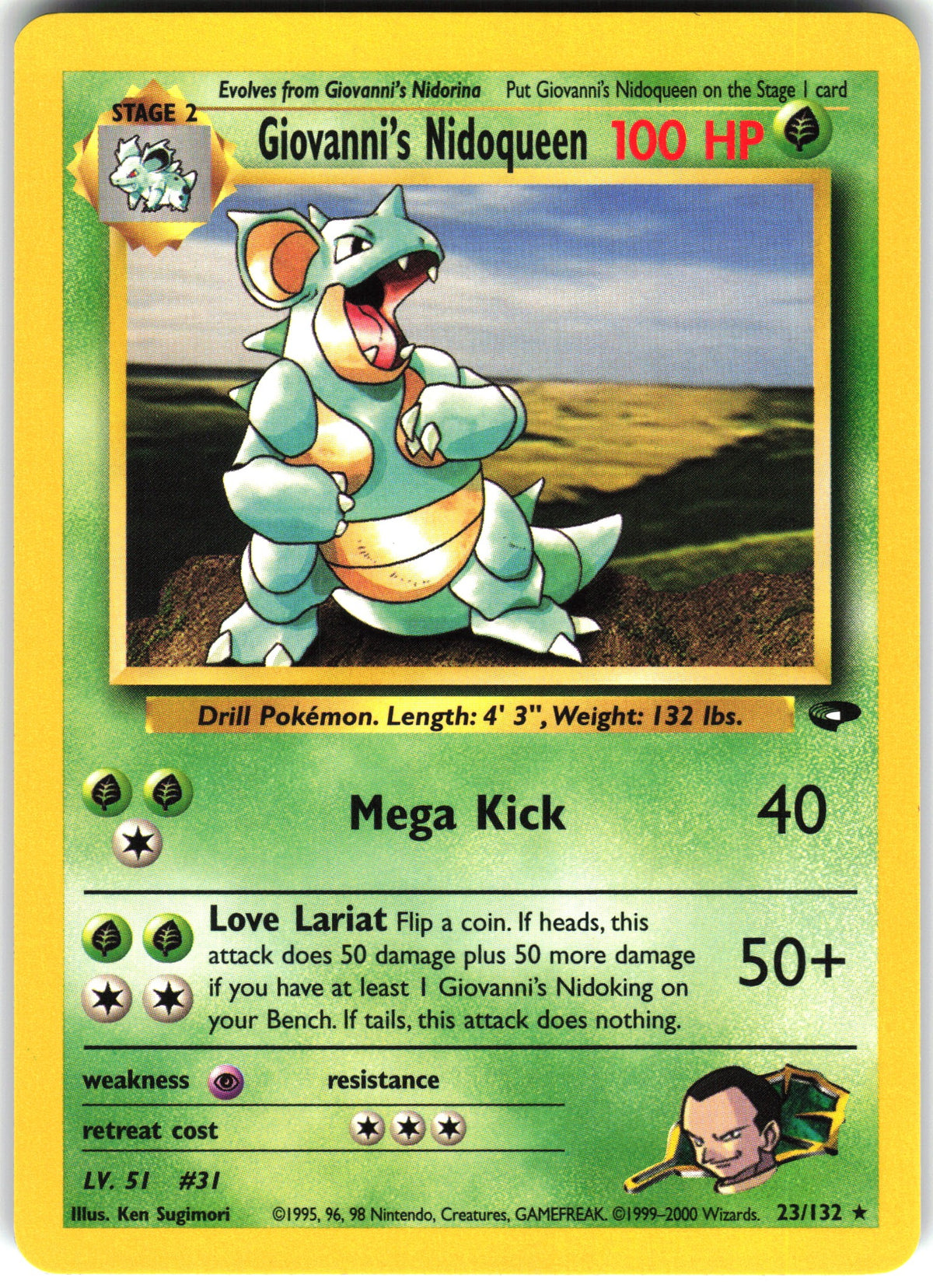 Giovanni's Nidoqueen #23 NM