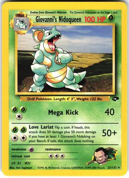 Giovanni's Nidoqueen #23 NM