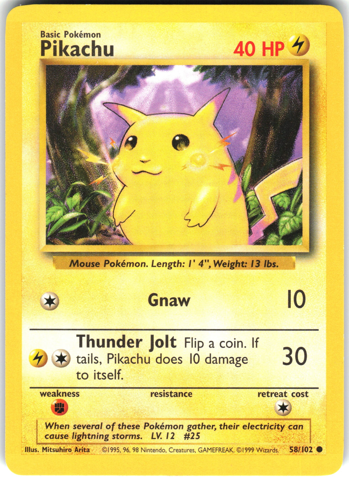 Pikachu #58 NM