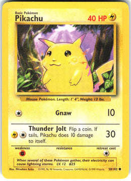 Pikachu #58 NM