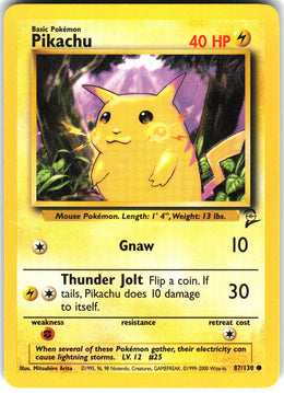 Pikachu #87 NM