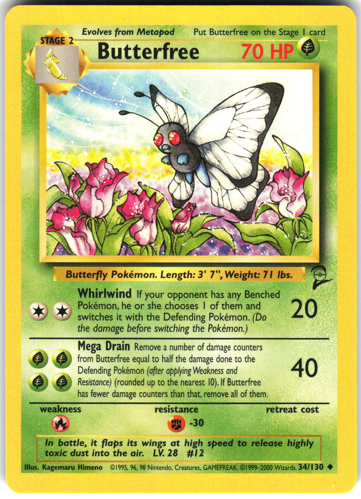 Butterfree #34 NM