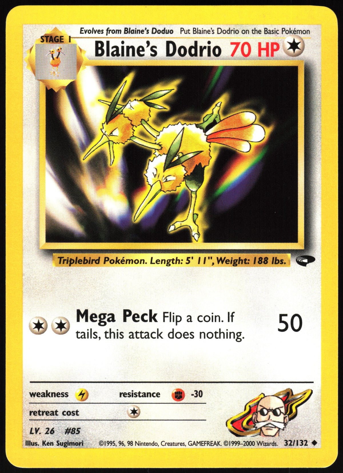Blaine's Dodrio #32 NM