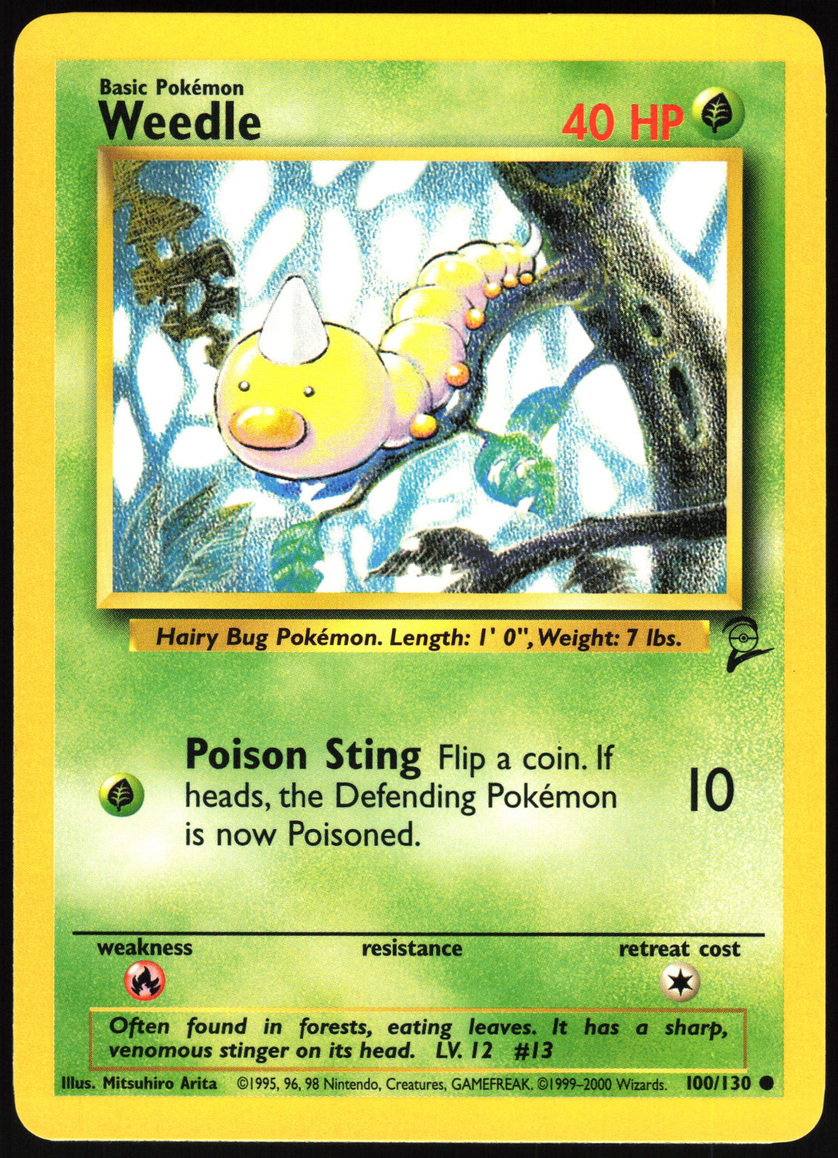 Weedle #100 NM